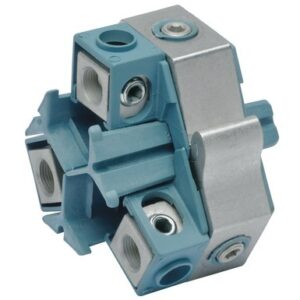 Compact tap connectors, three conductor cables