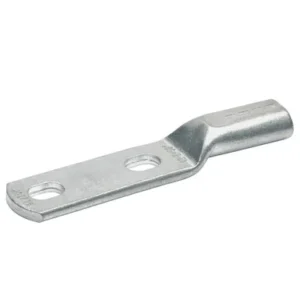 Compression cable lugs, special type, Cu with 2 slots, double crimping