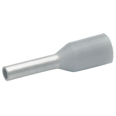 Insulated cable end-sleeve according to DIN with Easy-Entry