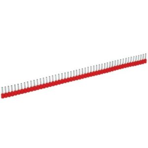 Insulated cable end-sleeves, strip form