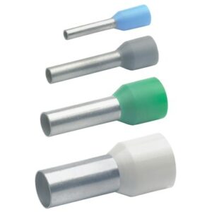 Insulated cable end-sleeves to DIN with Easy-Entry, colour code 2