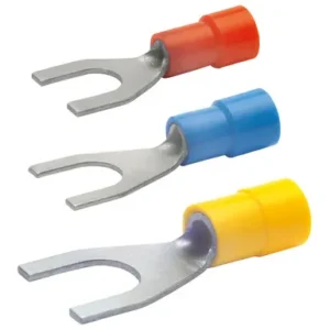 Insulated solderless terminals, fork type
