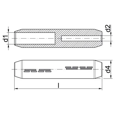 Reducing compression joints, Al, barrier type