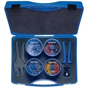SK 303 P Plastic assortment box plastic with insulated cable end sleeves and tools