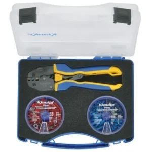SK 82 S Plastic assortment box with insulated cable connections and crimping tool