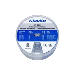 ST 11 B pocket box with insulated cable end-sleeves 0.5-2.5 mm², DIN 46228 Part 4