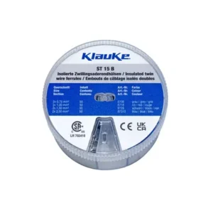 ST 15 B Pocket box with insulated twin cable end-sleeves 2 x 0.75 - 2 x 2.5 mm²