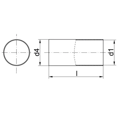 Sleeves for compacted conductors, for tubular cable lugs and connector standard type